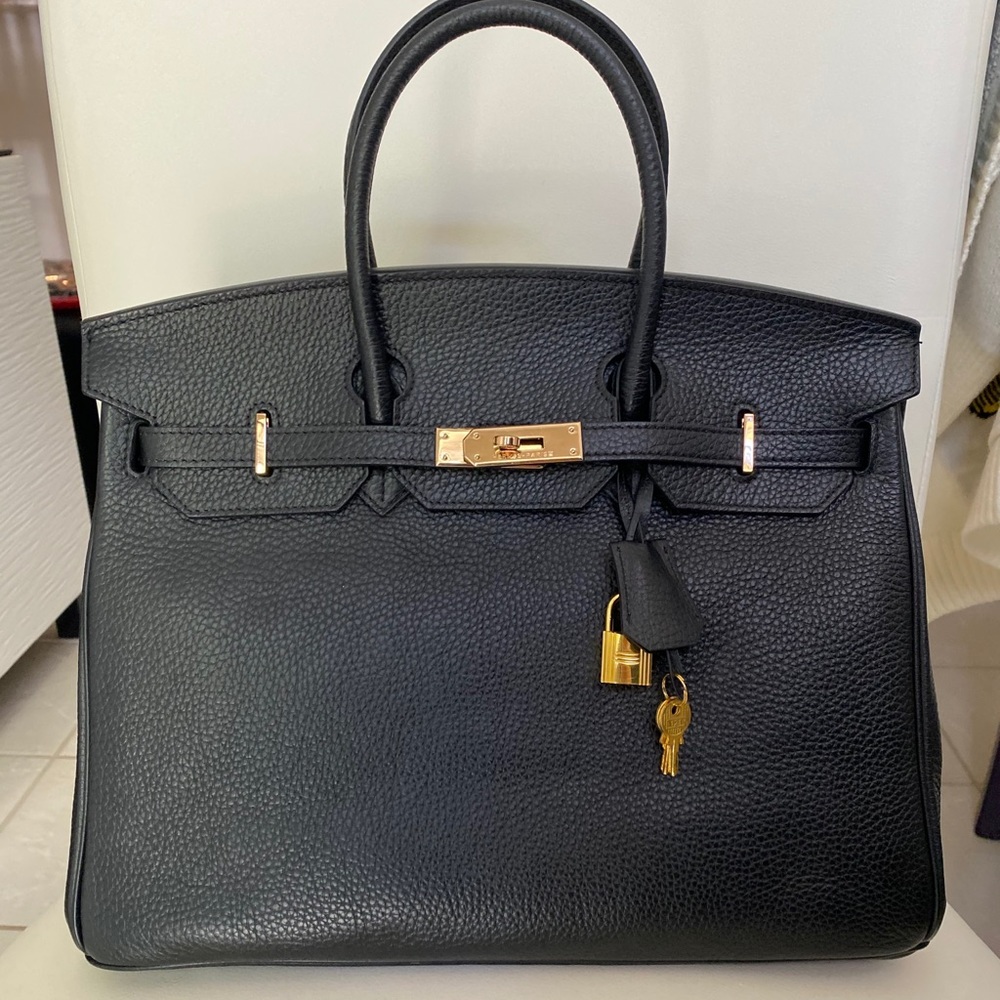 Black Tote/Top Handle Large